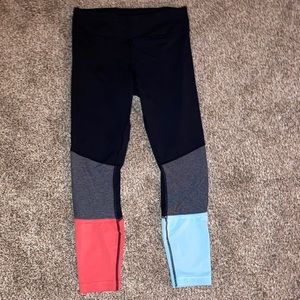 Lululemon color block yoga pants